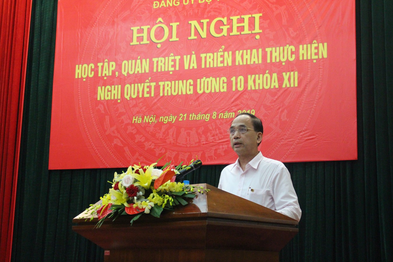 Hội nghị Học tập, quán triệt và triển khai thực hiện Nghị quyết Trung ương 10, khóa XII và Chỉ thị 35-CT/TW của Bộ Chính trị