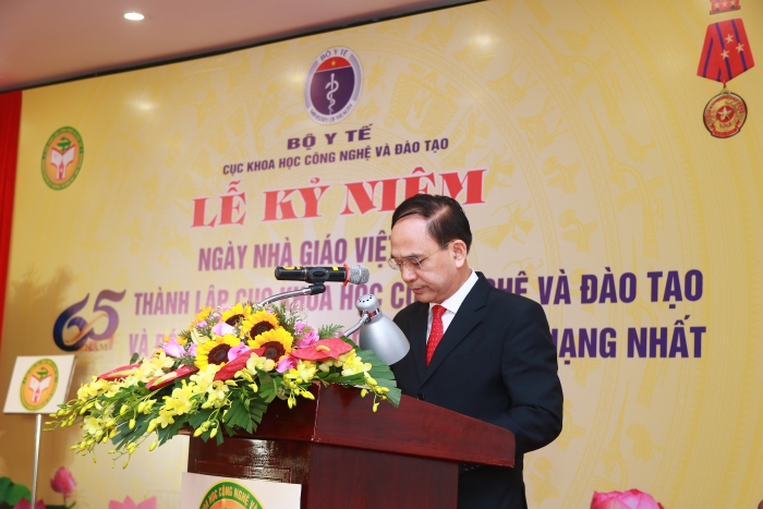 Diễn văn kỷ niệm 65 năm thành lập Cục Khoa học công nghệ và Đào tạo và Ngày Nhà giáo Việt Nam