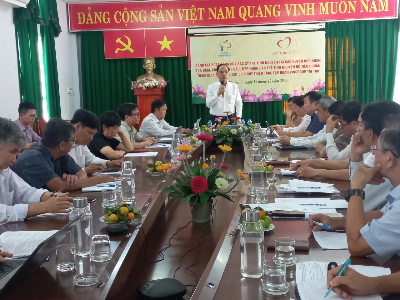 Tọa đàm, khớp cung cầu, tiếp nhận bác sỹ trẻ tình nguyện tham gia Dự án 585 tại các huyện biên giới, biển đảo các tỉnh Tây Ninh và Bình Phước